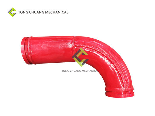 acheter Coude jumeau rallongé 125*R275-90°+211mm de mur de canalisation de pompe concrète online manufacture