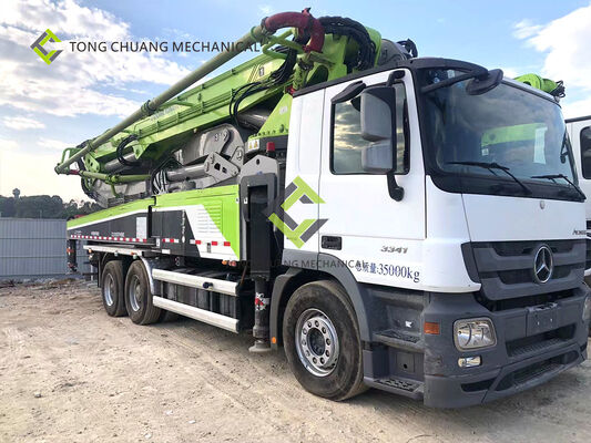 acheter En 2019 camion concret utilisé Remanufactured de boom de Zoomlion 49 mètres installés online manufacture