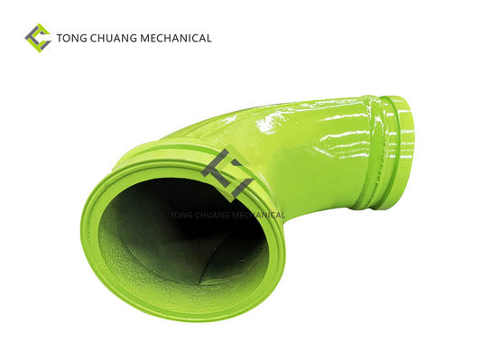 Le coude du conduit moyen de double couche pêche le haut fer 125*R190.5-90° de chrome