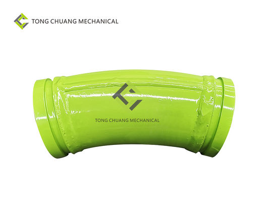 Tuyau 125*R460-30° d'angle de fer de chrome de pièces de rechange de pompe concrète de double couche haut