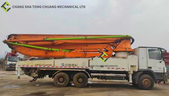 Camion 2013 des industries lourdes 47m Benz Second Hand Concrete Pump de Zoomlion