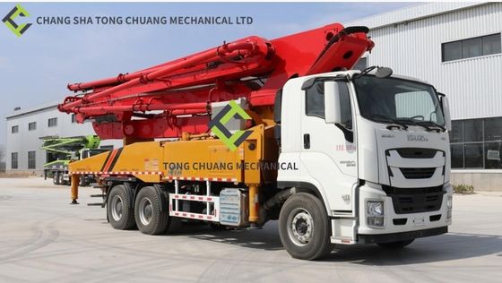 Norme d'émission de six pays camion de pompe à béton de 47 mètres avec le pont 3