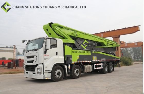 Pont du camion 4 pompes à béton de 58 mètres avec moteur Isuzu