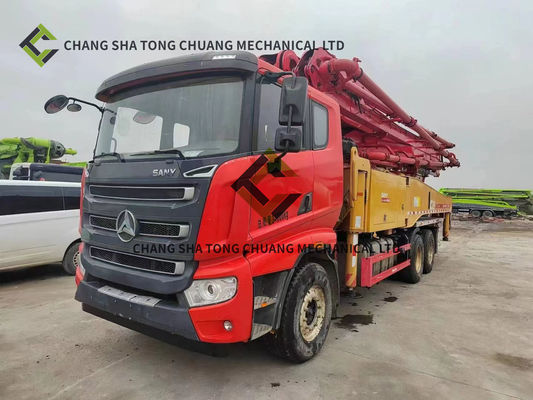 En 2021 Sany SYM5350THB1E châssis 49 M pompe à béton 5 cylindres et 5 mâts