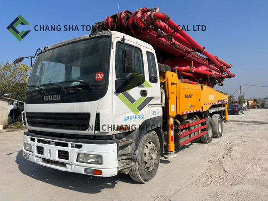 2011 Sany industrie lourde 46 M camion de pompe au béton Isuzu châssis