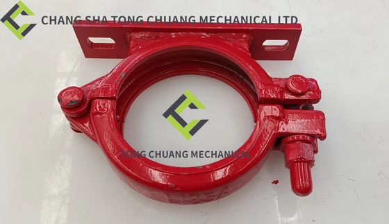 Sany et Zoomlion pinceau de tuyau de pompe à béton 125B VI avec deux trous pour siège/rouge 0164671C0800\HBG3.12