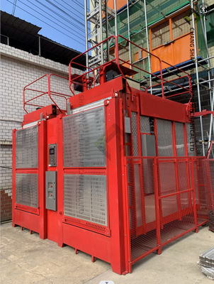 Cage double à grande vitesse 200/200Z Levier de construction Levier de construction 1t 2t du fabricant chinois (nouveau)