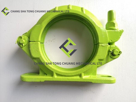 Zoomlion Pompes à béton accessoires Pipe Clamp 125B VI avec siège deux trous / vert