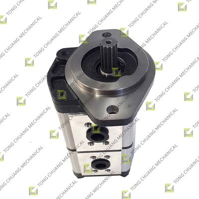 CBSL-G32/G23-AF / Wanye Double gear pump，Double hydraulic gear pump，Double high-pressure gear pump，Dual stage gear pump，Double gear pump assembly，Double fixed displacement gear pump