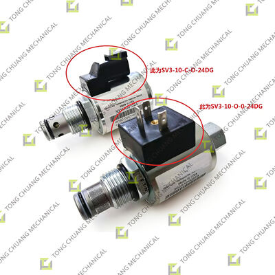 300AA00102A avec prise 2 broches Électroaimant, Électroaimant Solénoïde, Électroaimant de Vanne Hydraulique, Électroaimant de Camion Pompe, Électroaimant de Engins de Chantier, Solénoïde de Type Humide, Bobine de Solénoïde pour Vanne Hydraulique