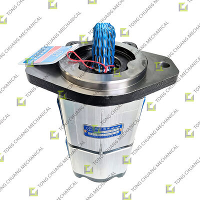 Pompe à engrenages double CBSL-G33/G23-AF (une entrée, deux sorties), pompe hydraulique à double engrenage, pompe à engrenages double pour pompe à béton, pompe à engrenages double pour pompe montée sur véhicule, pompe à engrenages double pour pompe remorquée