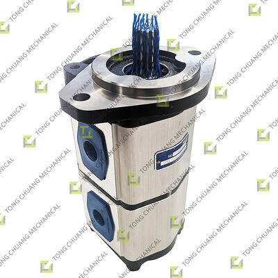 CBSL-G40/G32-AT / Wanye pompe hydraulique à double engrenage, pompe hydraulique à double engrenage à huile, pompe à double engrenage pour machines à béton, pompe à double engrenage pour camions-pompes, pompe à double engrenage haute-basse pression