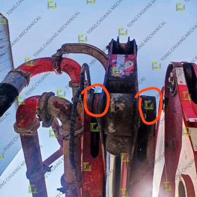 Pins de raccordement à la pompe à carrosserie, pin d'articulation à la pompe à béton, pin télescopique résistant à l'usure, pin de fixation à la charnière, pin de rampe à rampe pour machines de construction