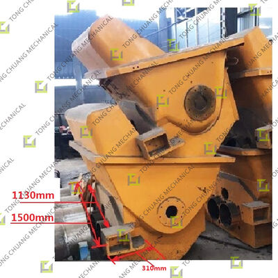 Assemblage de trémie / XCMG à 3 axes avec 260 cylindres soudage de trémie de béton, assemblage soudé de trémie de mélangeur, soudage de trémie de machines de construction, soudage de trémie d'alimentation