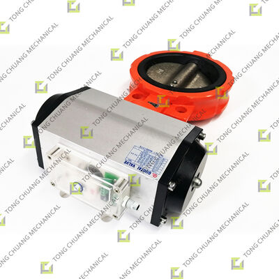 DN150 GTD6-150WF Ventilateur papillon de type gaufre pour machines à béton,Ventilateur papillon de gaufre pour équipements en béton,Assemblage de vanne papillon de montage de gaufre,Pièce de rechange de vanne papillon de gaufre